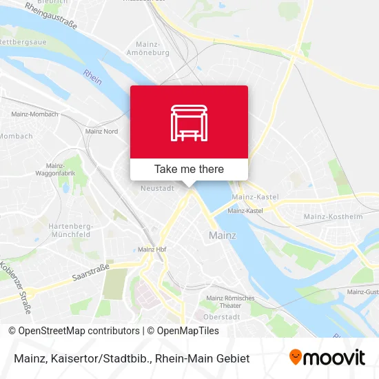 Карта Mainz, Kaisertor/Stadtbib.