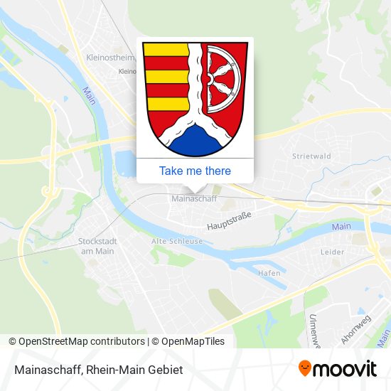 Карта Mainaschaff