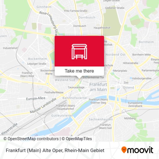 Карта Frankfurt (Main) Alte Oper
