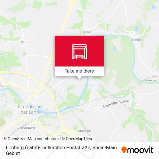Карта Limburg (Lahn)-Dietkirchen Poststraße