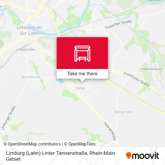 Карта Limburg (Lahn)-Linter Tannenstraße