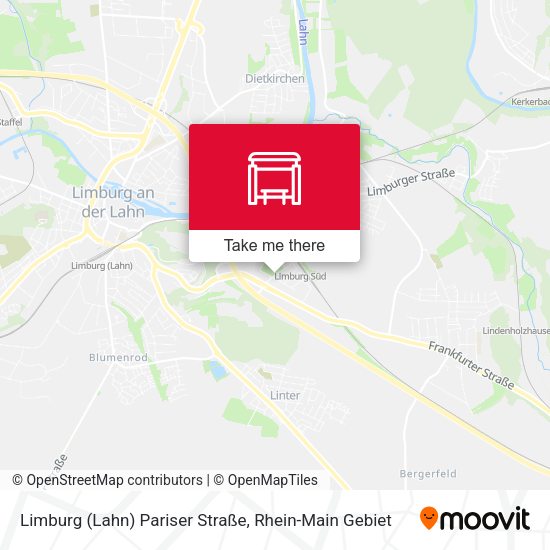 Карта Limburg (Lahn) Pariser Straße