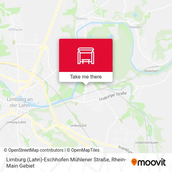 Карта Limburg (Lahn)-Eschhofen Mühlener Straße
