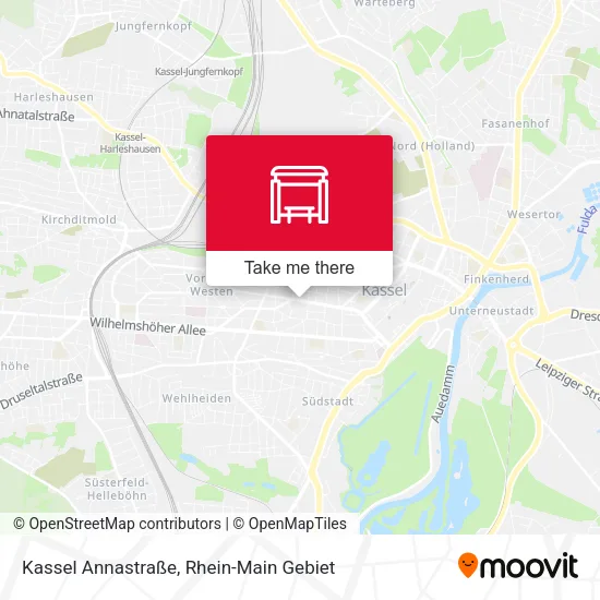 Карта Kassel Annastraße