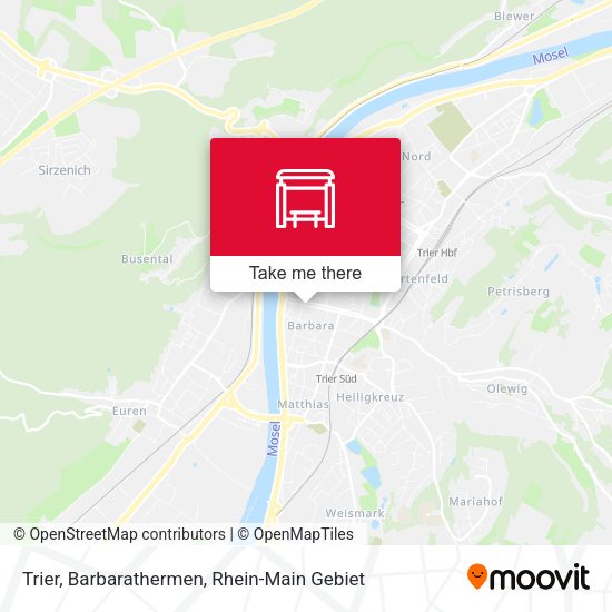 Карта Trier, Barbarathermen