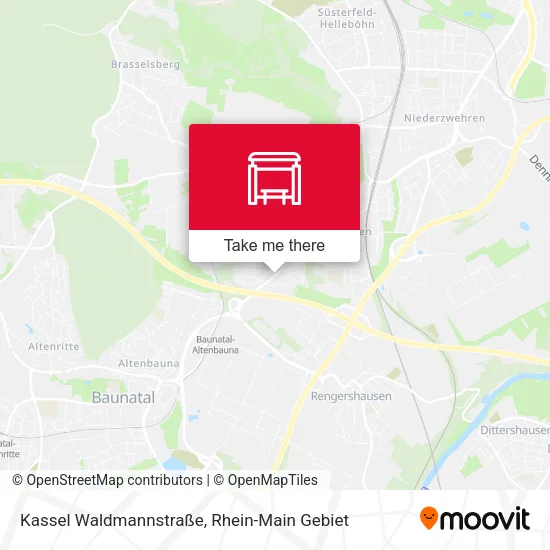 Карта Kassel Waldmannstraße