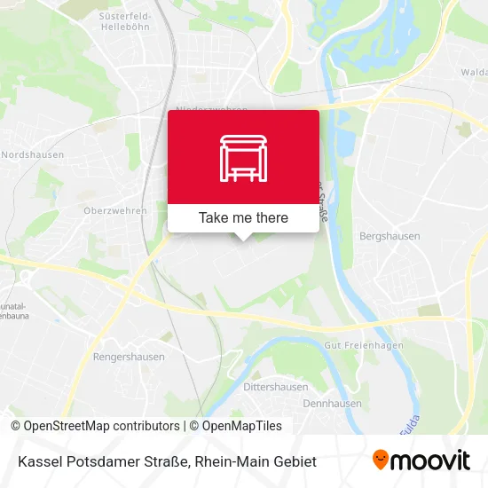 Карта Kassel Potsdamer Straße