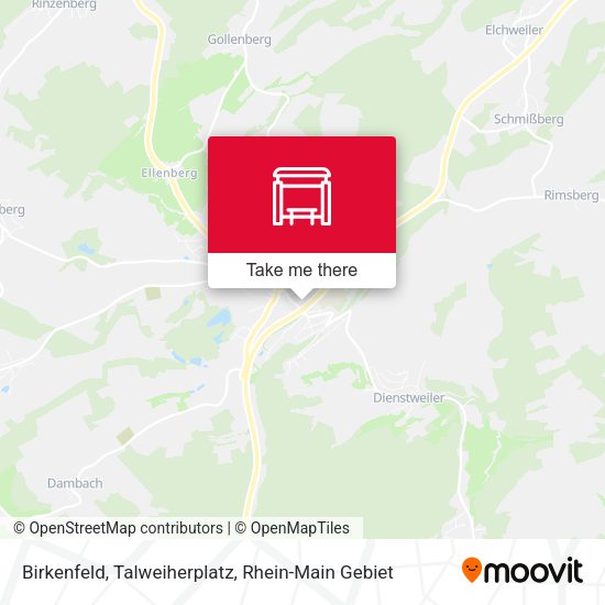 Карта Birkenfeld, Talweiherplatz
