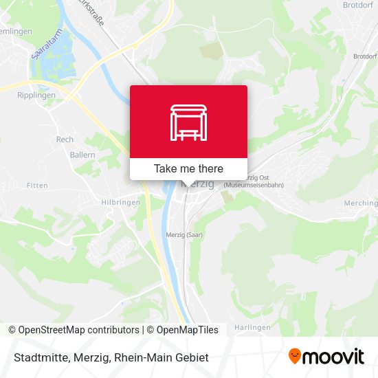 Stadtmitte, Merzig map