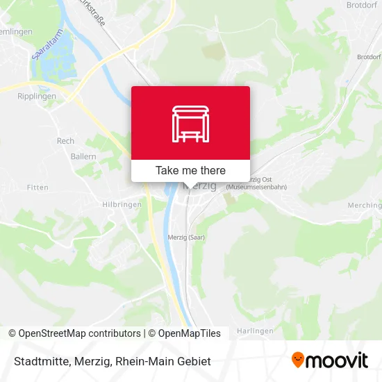Карта Stadtmitte, Merzig