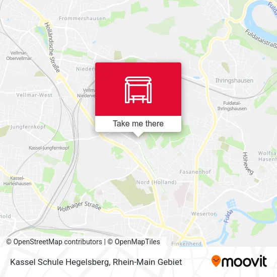 Карта Kassel Schule Hegelsberg