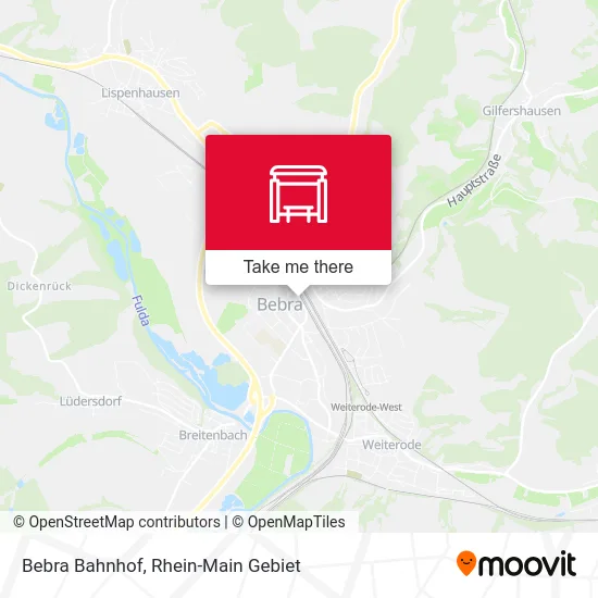 Карта Bebra Bahnhof