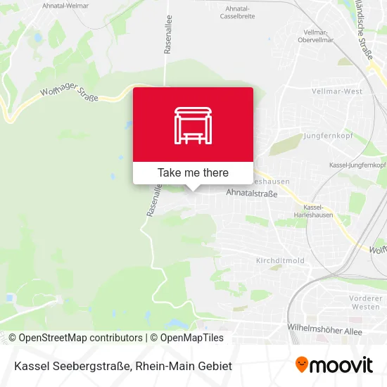 Карта Kassel Seebergstraße