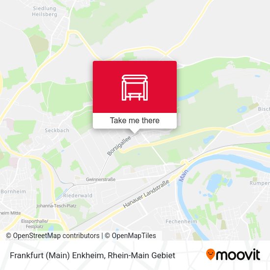 Карта Frankfurt (Main) Enkheim