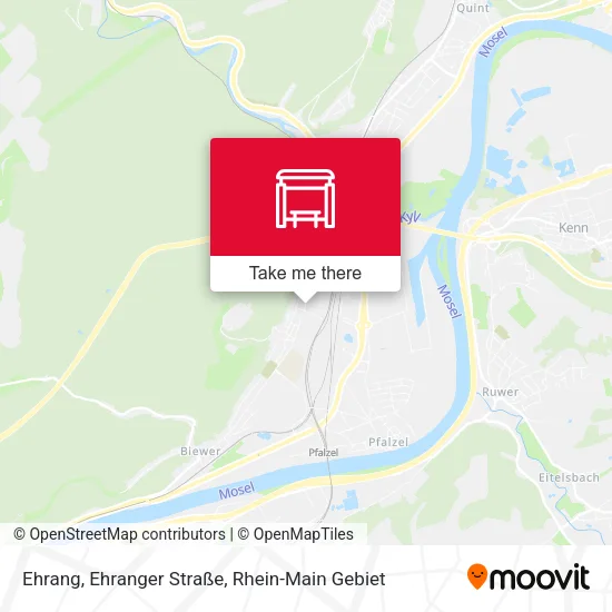 Карта Ehrang, Ehranger Straße