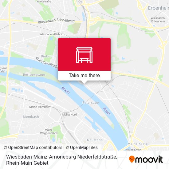 Wiesbaden-Mainz-Amöneburg Niederfeldstraße map