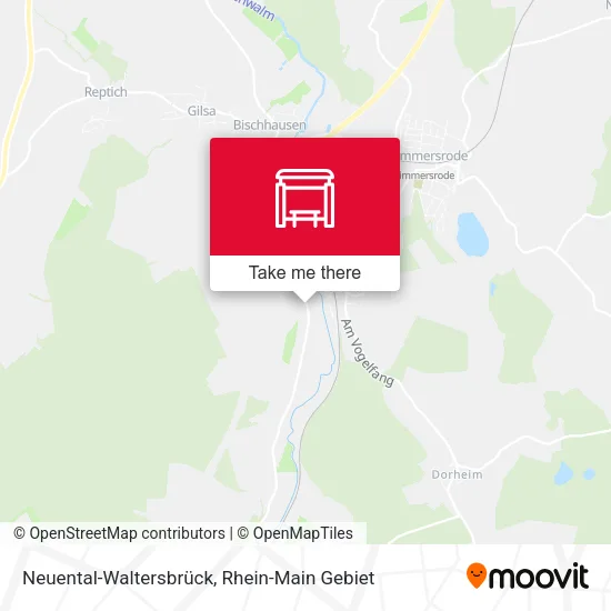 Neuental-Waltersbrück map