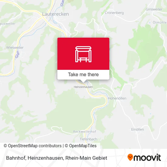 Bahnhof, Heinzenhausen map