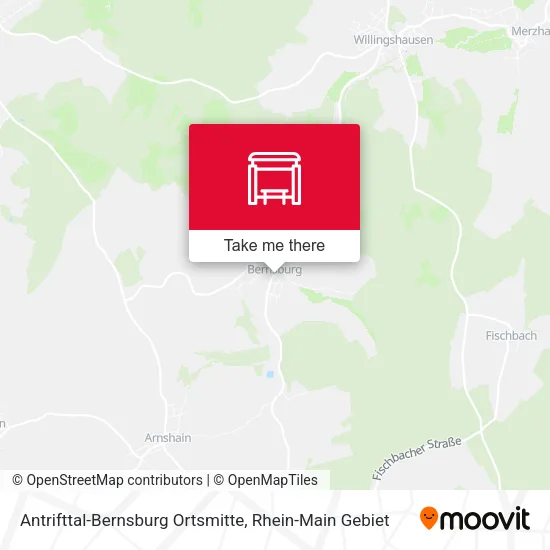 Карта Antrifttal-Bernsburg Ortsmitte