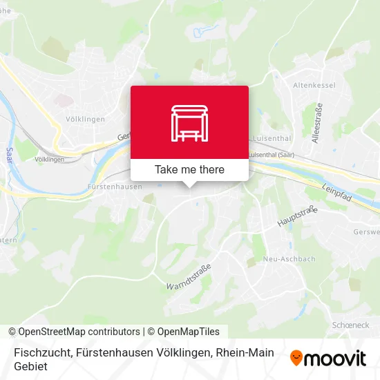 Карта Fischzucht, Fürstenhausen Völklingen