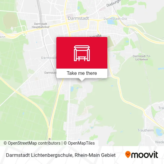 Карта Darmstadt Lichtenbergschule