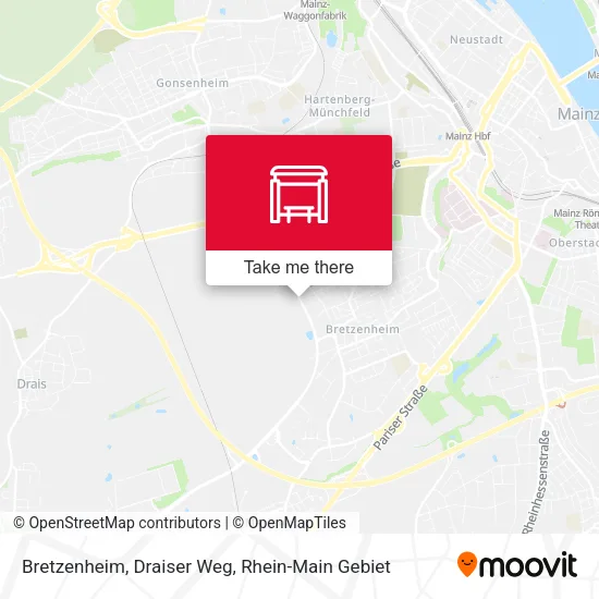 Карта Bretzenheim, Draiser Weg