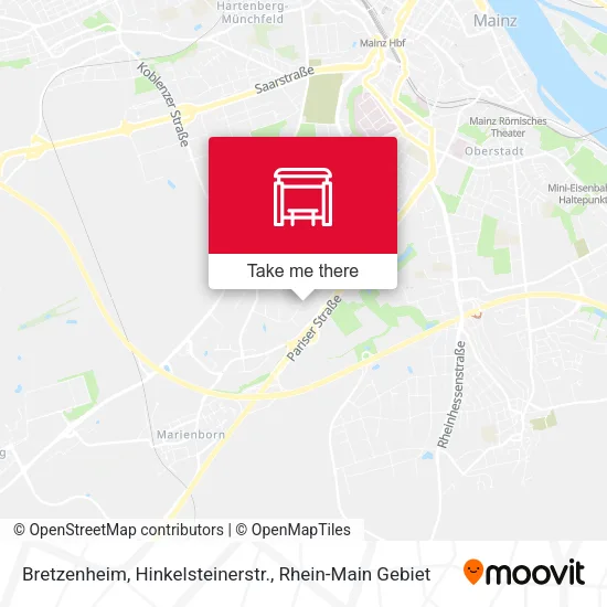 Карта Bretzenheim, Hinkelsteinerstr.