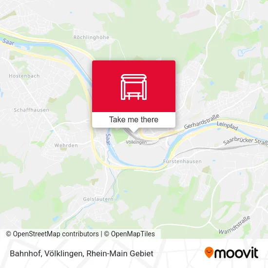 Карта Bahnhof, Völklingen