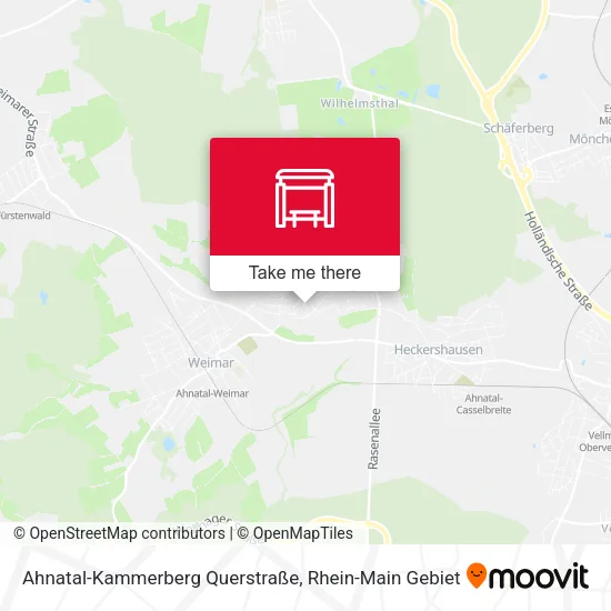 Карта Ahnatal-Kammerberg Querstraße
