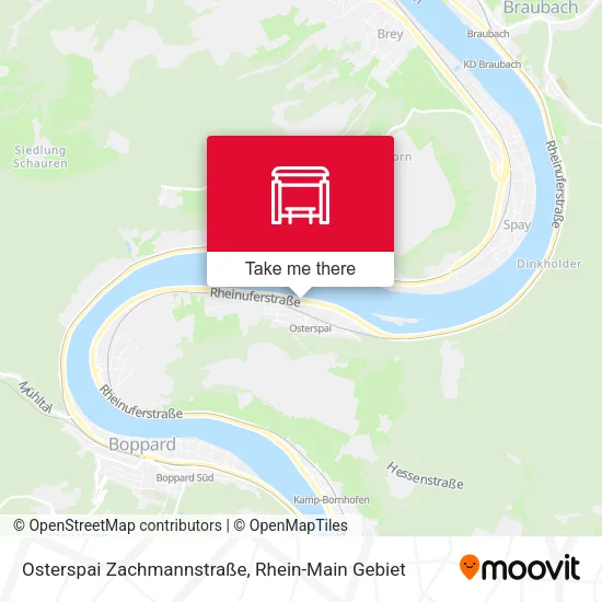 Карта Osterspai Zachmannstraße
