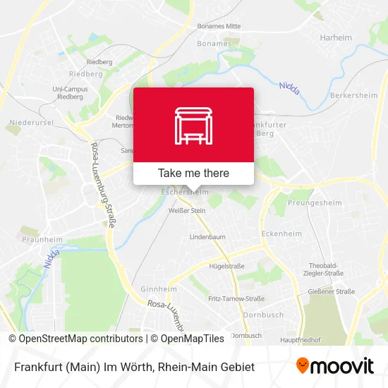 Карта Frankfurt (Main) Im Wörth