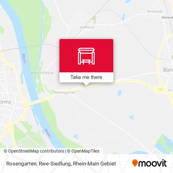 Карта Rosengarten, Rwe-Siedlung