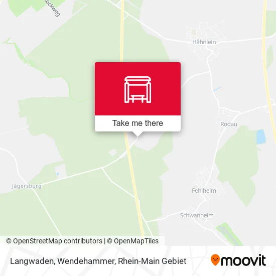 Карта Langwaden, Wendehammer