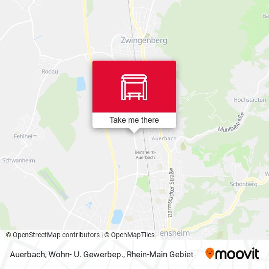 Auerbach, Wohn- U. Gewerbep. map