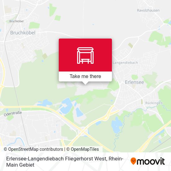 Erlensee-Langendiebach Fliegerhorst West map
