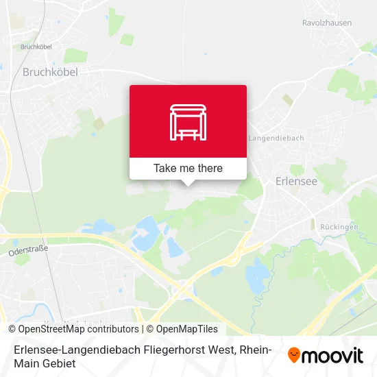 Карта Erlensee-Langendiebach Fliegerhorst West