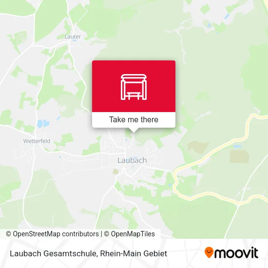 Карта Laubach Gesamtschule