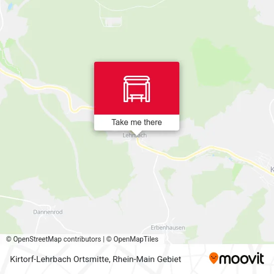 Карта Kirtorf-Lehrbach Ortsmitte