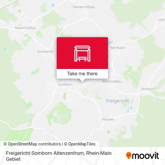 Карта Freigericht-Somborn Altenzentrum