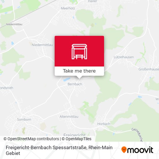 Freigericht-Bernbach Spessartstraße map