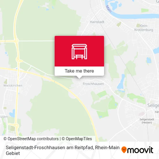 Карта Seligenstadt-Froschhausen am Reitpfad