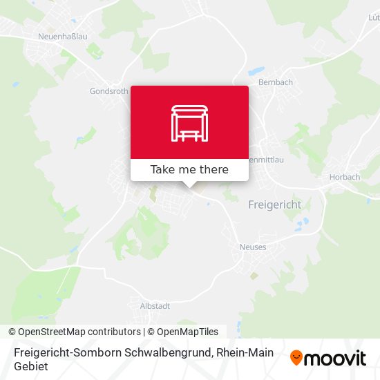 Карта Freigericht-Somborn Schwalbengrund
