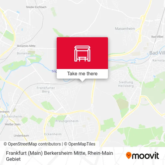 Карта Frankfurt (Main) Berkersheim Mitte