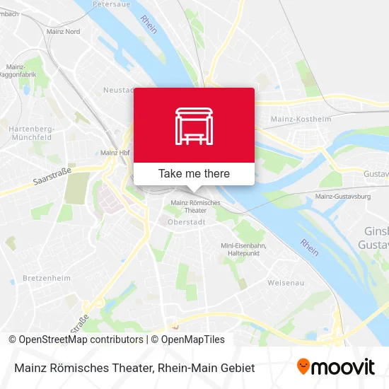 Карта Mainz Römisches Theater