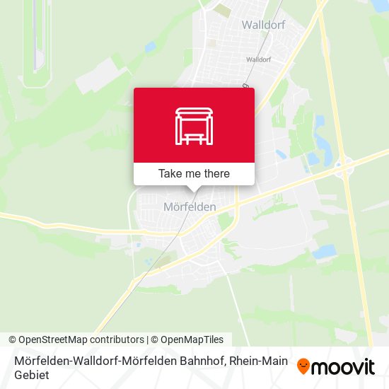 Mörfelden-Walldorf-Mörfelden Bahnhof map