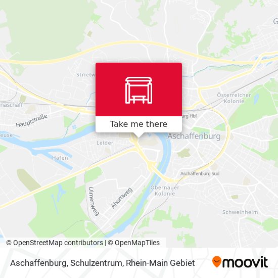 Aschaffenburg, Schulzentrum map