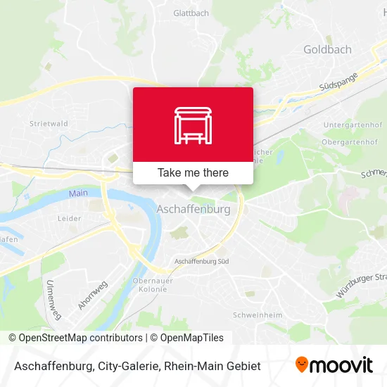 Карта Aschaffenburg, City-Galerie