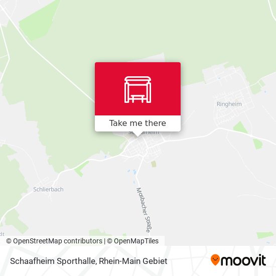 Schaafheim Sporthalle map