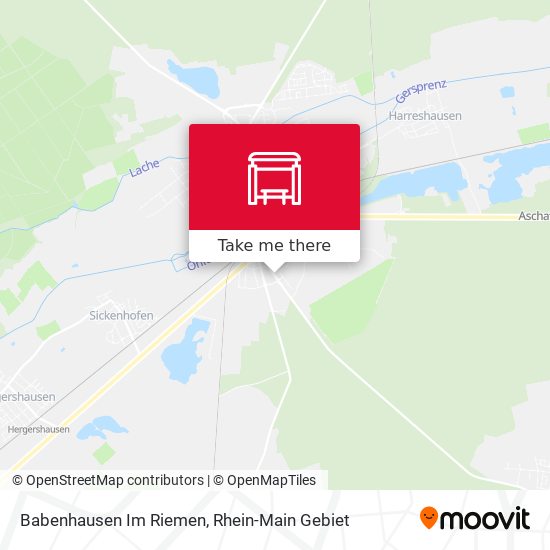 Babenhausen Im Riemen map