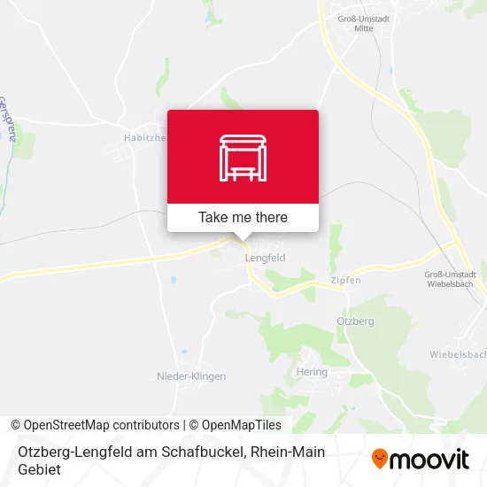 Otzberg-Lengfeld am Schafbuckel map